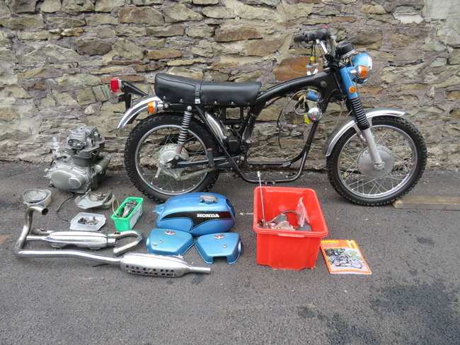 1971 Honda CL350 K3 Scrambler 349cc-Sold