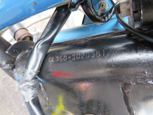 1971 Honda CL350 K3 Scrambler 349cc-Sold