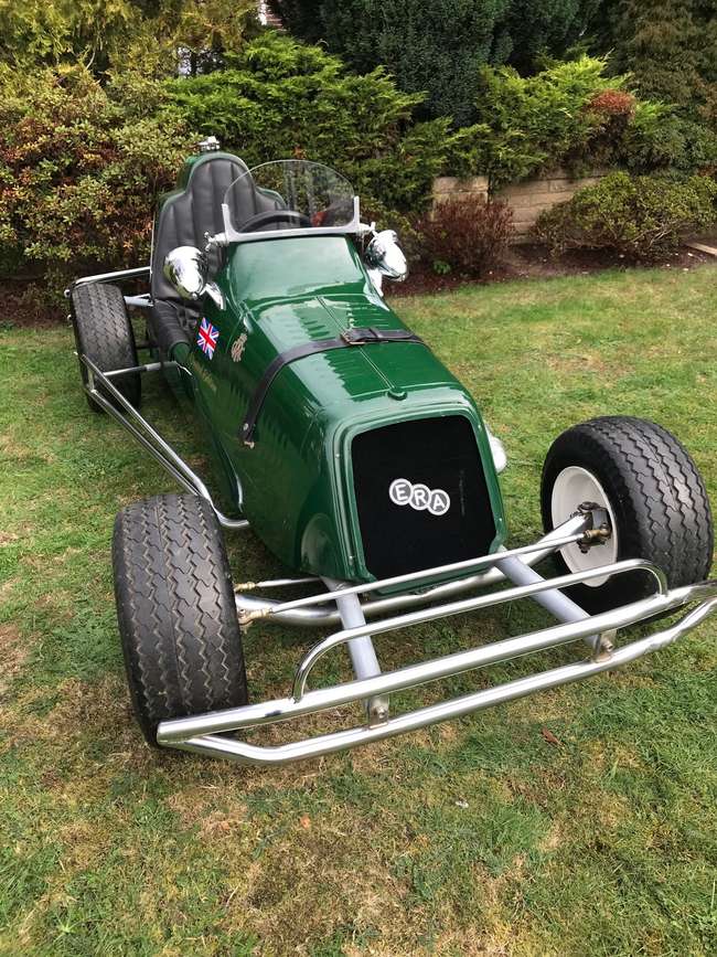ERA-Inspired Petrol Powered Childs' Single Seat Racing Car-Sold