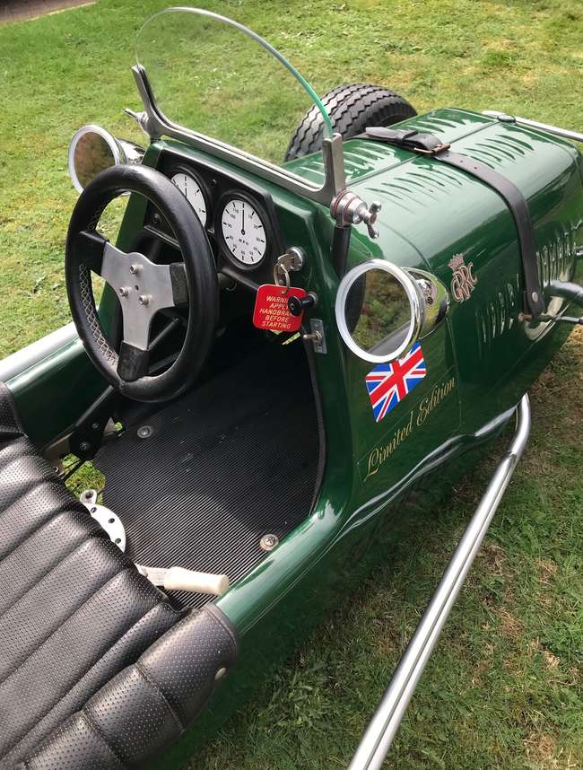 ERA-Inspired Petrol Powered Childs' Single Seat Racing Car-Sold
