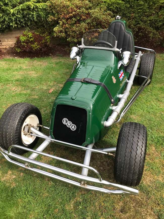 ERA-Inspired Petrol Powered Childs' Single Seat Racing Car-Sold