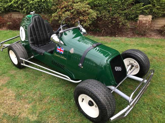ERA-Inspired Petrol Powered Childs' Single Seat Racing Car-Sold