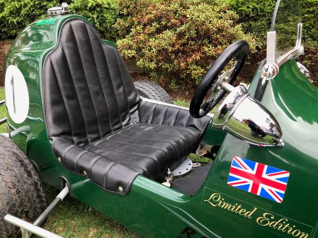 ERA-Inspired Petrol Powered Childs' Single Seat Racing Car-Sold
