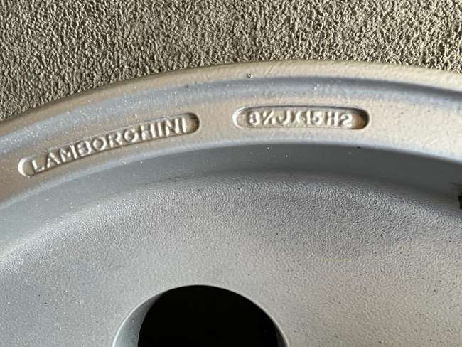 A Brace of Original Lamborghini Countach Front Wheels-Sold