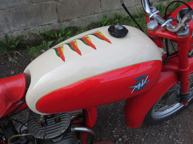 1955 MV Agusta 125 Pullman 123cc-Sold