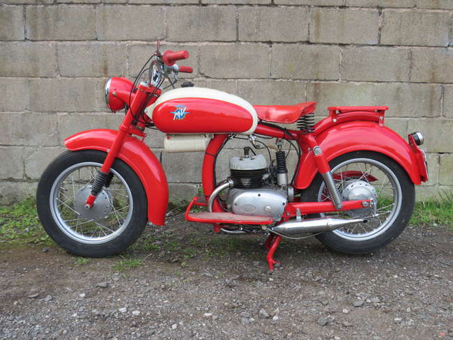 1955 MV Agusta 125 Pullman 123cc-Sold