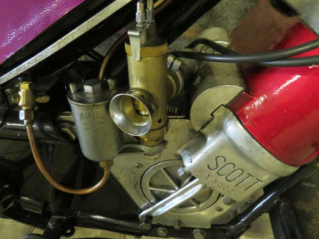 1926 Scott 3-Speed Super Squirrel 498cc-Sold