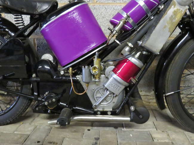 1926 Scott 3-Speed Super Squirrel 498cc-Sold