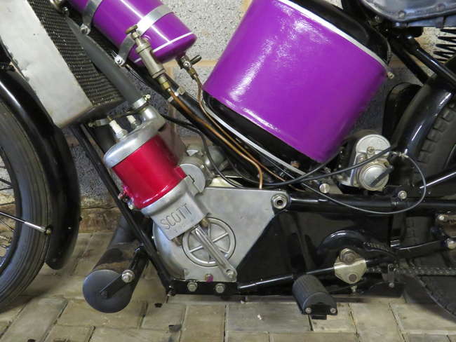 1926 Scott 3-Speed Super Squirrel 498cc-Sold