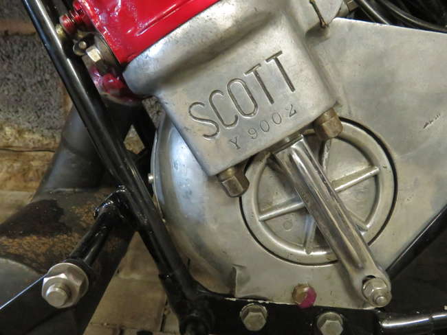 1926 Scott 3-Speed Super Squirrel 498cc-Sold