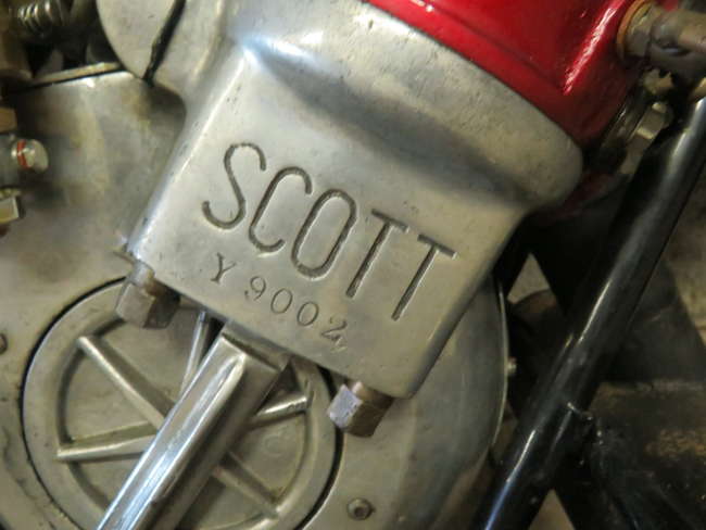1926 Scott 3-Speed Super Squirrel 498cc-Sold