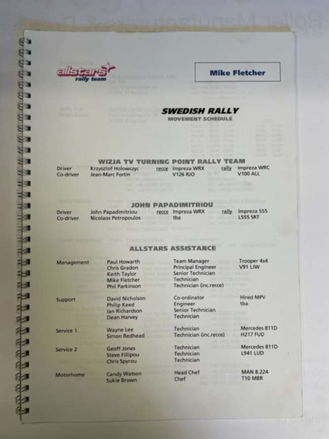 1999 Subaru Impreza WRC-Sold