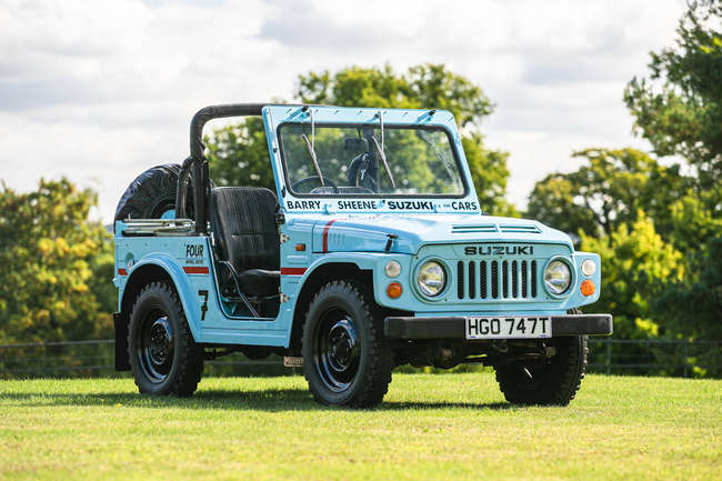 Iconic Auctioneers | 1979 Suzuki LJ80R Ex-Barry Sheene-Sold
