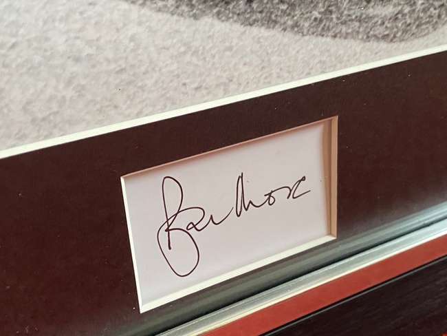 Sir Roger Moore (1927-2017) Autograph Presentation -Sold