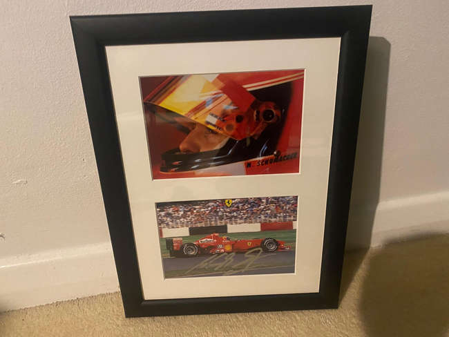 Michael Schumacher Ferrari Autograph Presentation-Sold