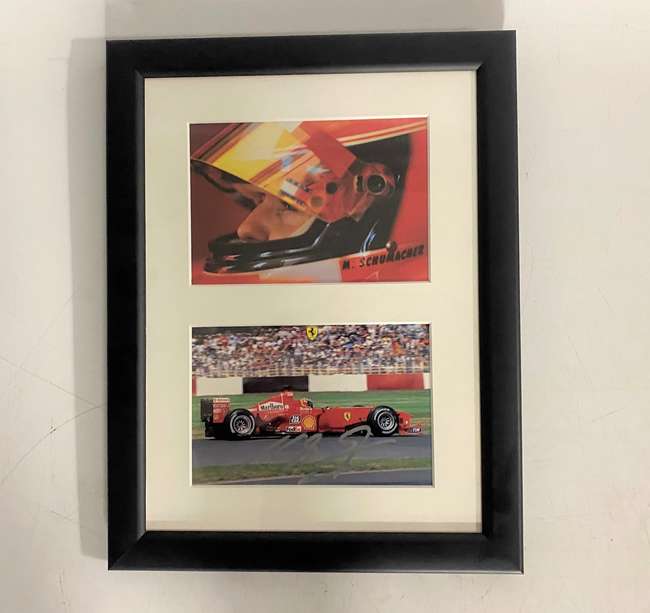 Michael Schumacher Ferrari Autograph Presentation-Sold