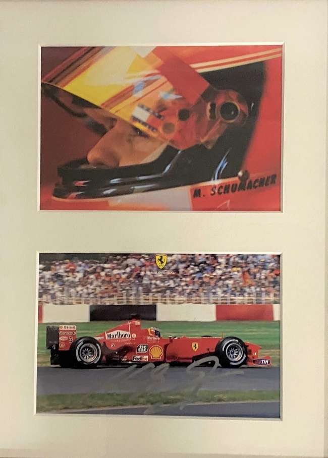 Michael Schumacher Ferrari Autograph Presentation-Sold