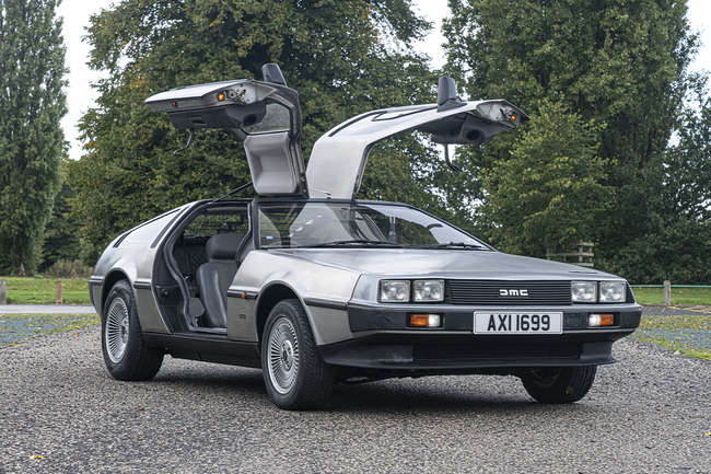 delorean auction for parkinson's