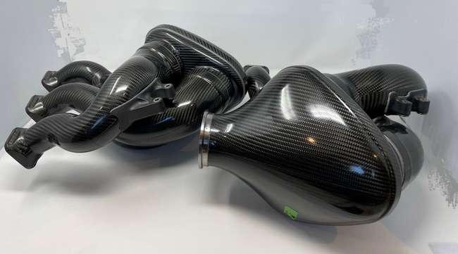 A Pair of Mercedes-AMG ONE Prototype Carbonfibre Intake Mani-Auction Lot