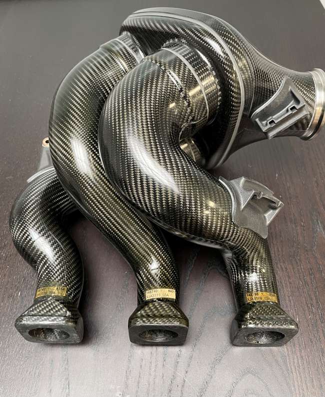 A Pair of Mercedes-AMG ONE Prototype Carbonfibre Intake Mani-Auction Lot