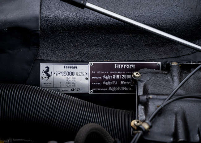 1986 Ferrari 412 Manual - 9,627 miles -Sold