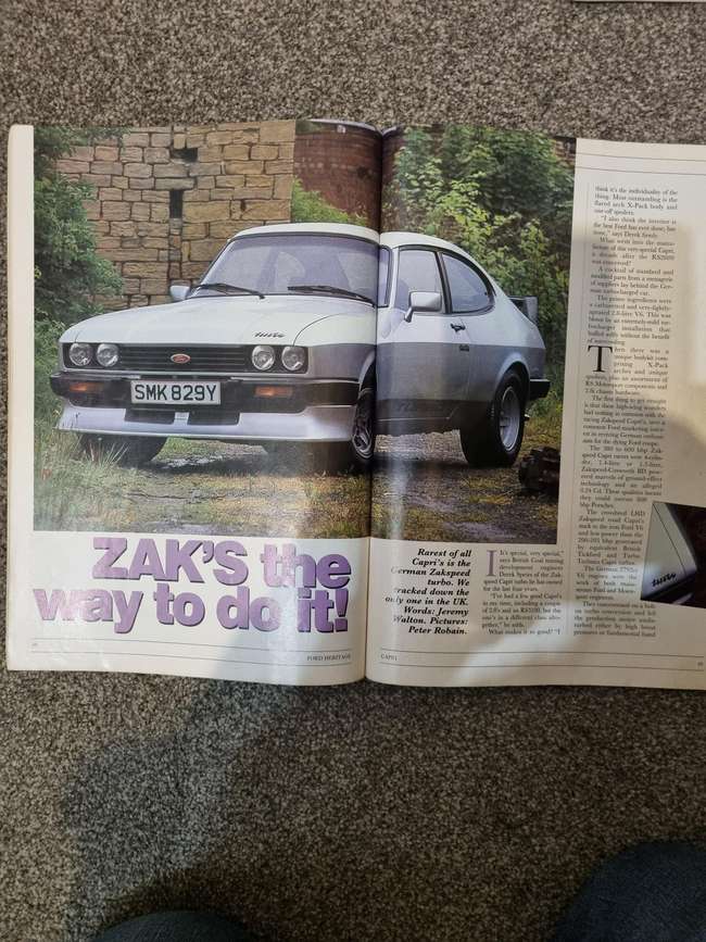 1982 Zakspeed Capri RS2800 T-Sold
