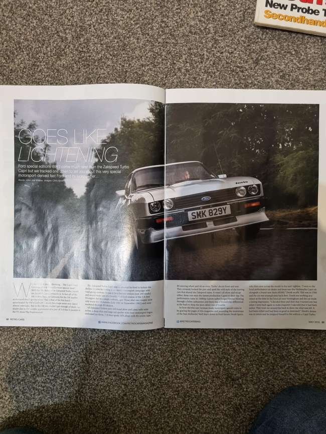 1982 Zakspeed Capri RS2800 T-Sold