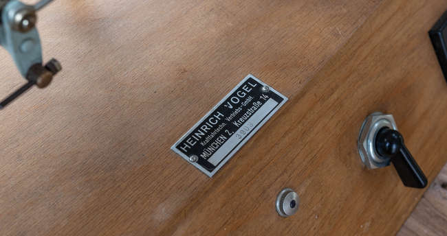 Heinrich Vogel Engineering Demonstration Model in Good Worki-Sold