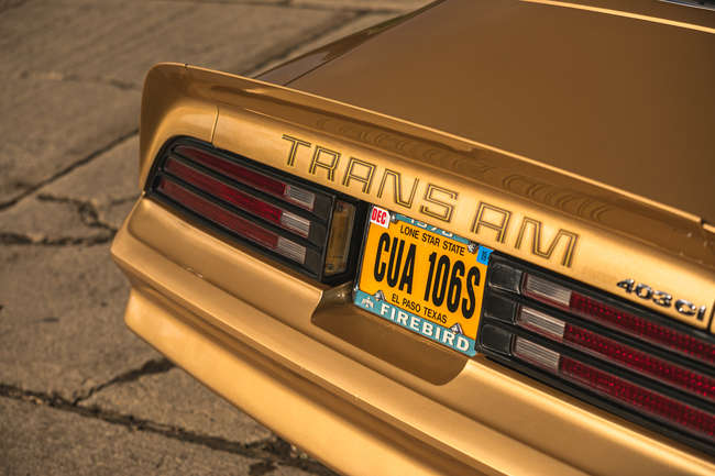1978 Pontiac Firebird Trans Am T-Top -Auction Lot