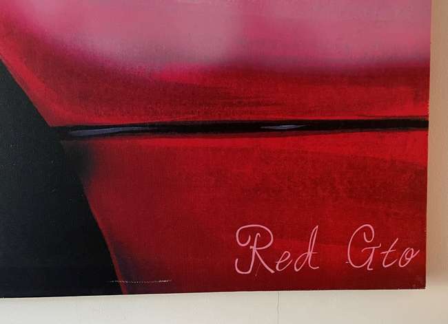 Ferrari 288 Stretch Canvas 'Red GTO'-Sold