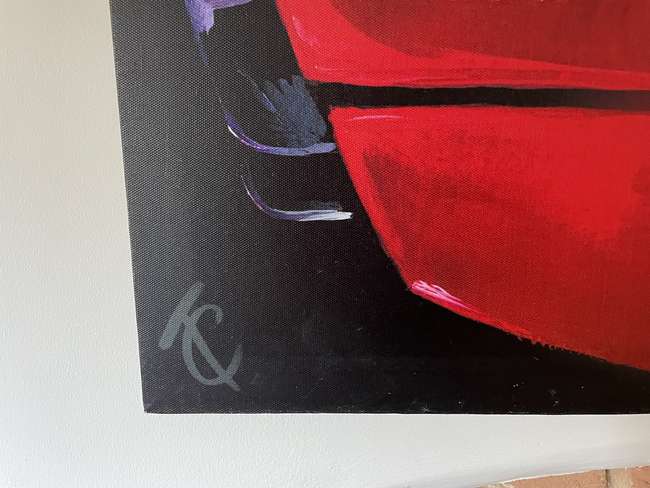 Ferrari 288 Stretch Canvas 'Red GTO'-Sold