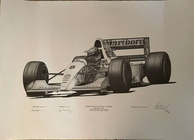 Iconic Auctioneers | Ayrton Senna's Final Victory Driving the