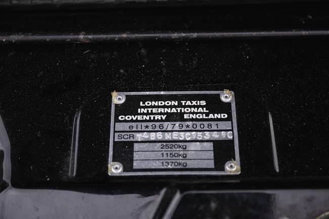 2003 London Taxis International TX2 Gold Taxicab-Sold