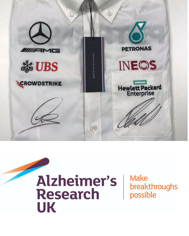 Charity Lot: Mercedes AMG-Petronas Formula 1 Team Shirt Sign-Sold