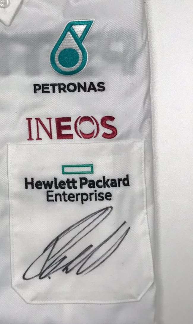 Charity Lot: Mercedes AMG-Petronas Formula 1 Team Shirt Sign-Sold