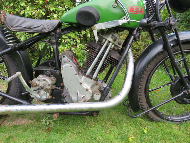 1931 BSA S31-10 Sloper Deluxe 493cc-Sold