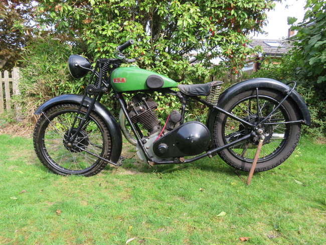1931 BSA S31-10 Sloper Deluxe 493cc-Sold