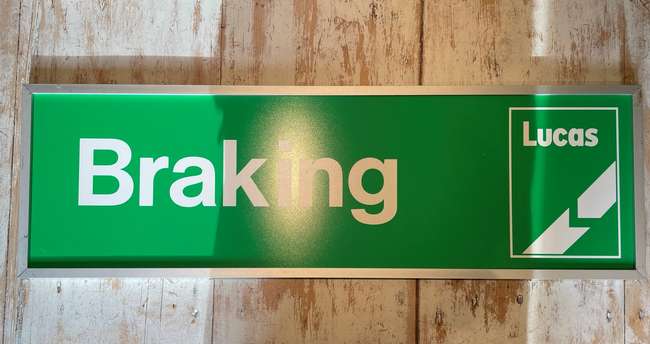 Original Lucas and Girling Dealer Signage-Sold