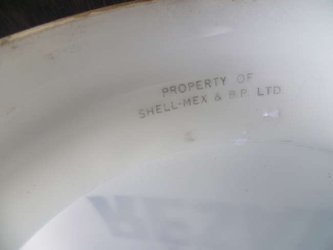 'Not For Resale' Original Glass Petrol Pump Globe-Auction Lot