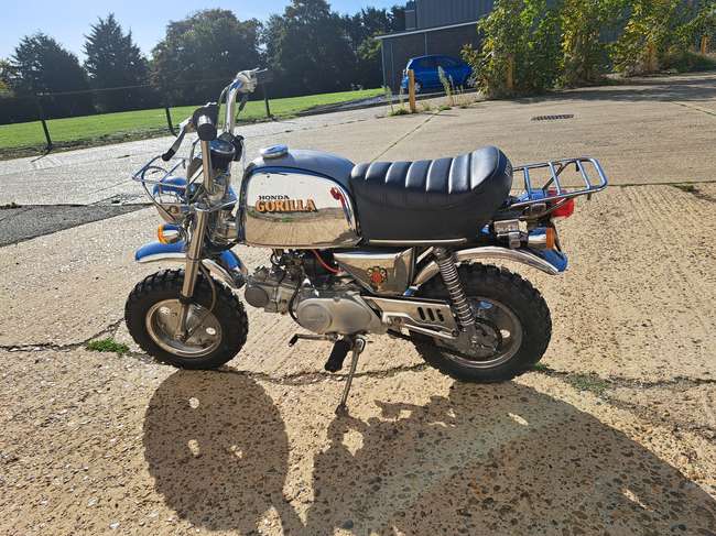 HONDA Gorilla タンク グレー/ネイビー Honda-Gorilla-Z50J-Tokyo-LTD-