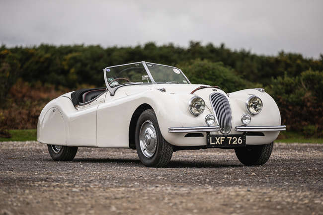 Iconic Auctioneers | 1950 Jaguar XK120 Roadster-Sold