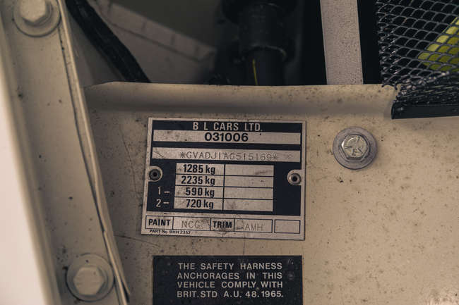 1980 MG B Roadster - Unregistered-Sold