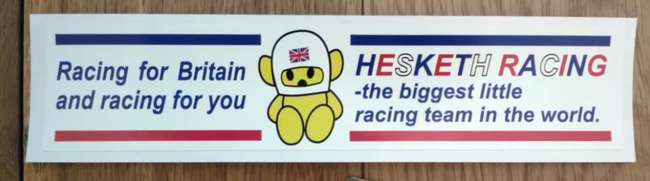 A Rare Collection of Hesketh F1 Racing Memorabilia 