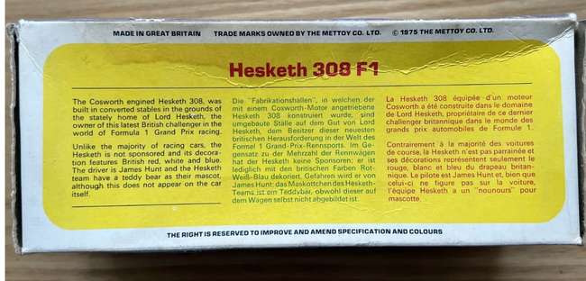 A Rare Collection of Hesketh F1 Racing Memorabilia 