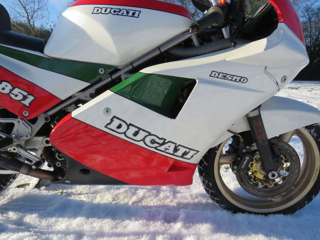 1988 Ducati 851S Kit Bike Tricolore 888cc-Auction Lot