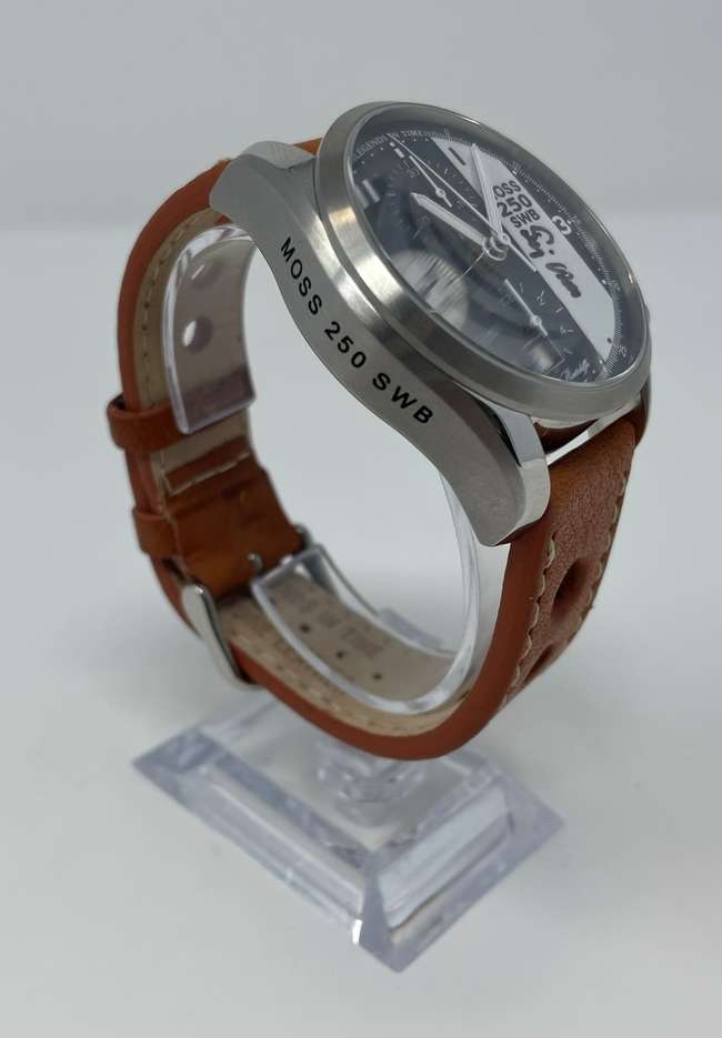 Hand Signed Stirling Moss Ferrari 250 SWB Chronograph-Auction Lot