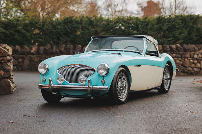 1956 Austin Healey 100M BN2 Factory-built-Auction Lot