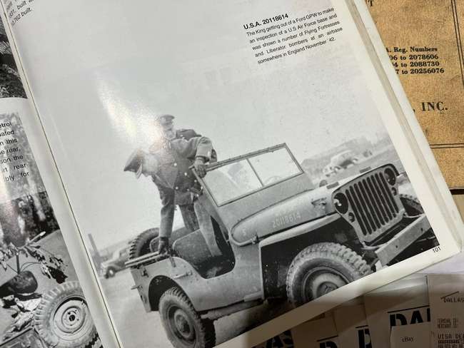 1942 Ford GPW Jeep - King George VI-Auction Lot