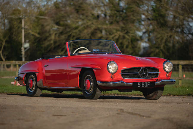 Iconic Auctioneers | 1959 Mercedes-Benz 190 SL with Hardtop
