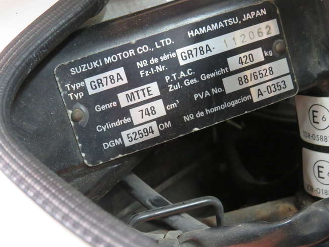 1991 Suzuki GSX750F 748cc-Sold